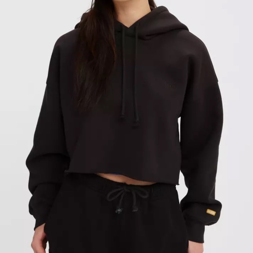 Levi’s Gold Tab 90’s Raw Hem Cropped Hoodie